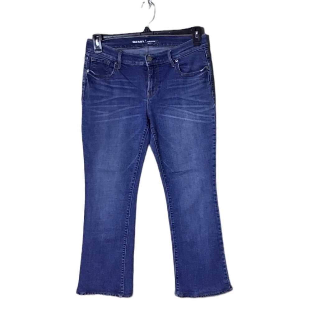 Old‎ Navy Womens Original Mid Rise Jeans Straight Leg Size 8 Short - Picture 2 of 8